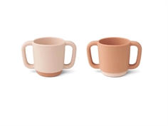 Liewood rose mix silicone baby cup Alicia (2-pack)
